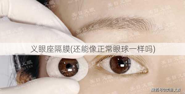 义眼座隔膜(还能像正常眼球一样吗)