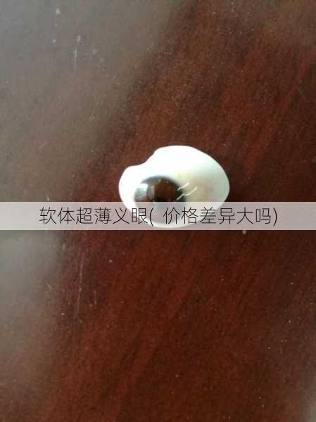 软体超薄义眼(  价格差异大吗)