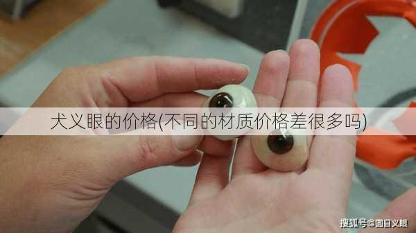 犬义眼的价格(不同的材质价格差很多吗)