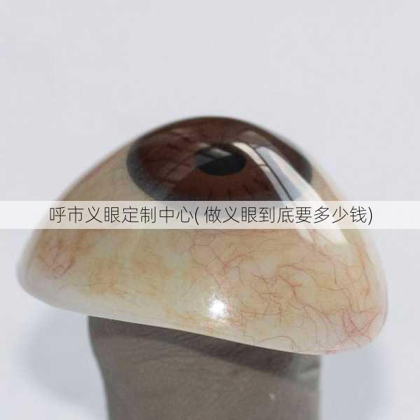 呼市义眼定制中心( 做义眼到底要多少钱)