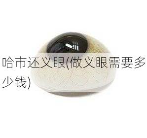 哈市还义眼(做义眼需要多少钱)