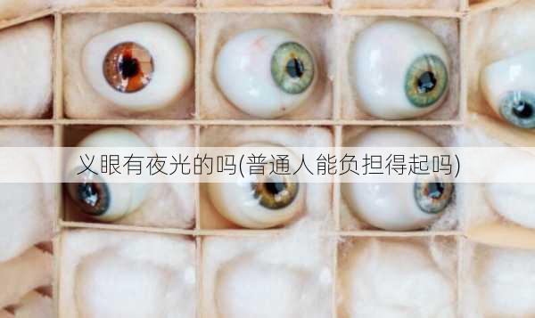 义眼有夜光的吗(普通人能负担得起吗)