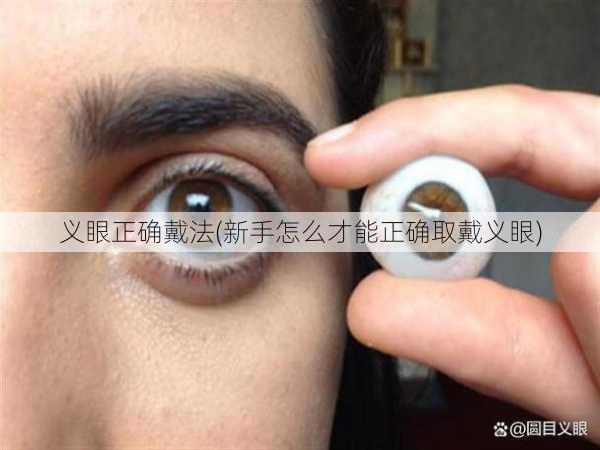 义眼正确戴法(新手怎么才能正确取戴义眼)