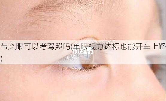 带义眼可以考驾照吗(单眼视力达标也能开车上路)
