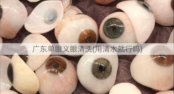 广东单眼义眼清洗(用清水就行吗)