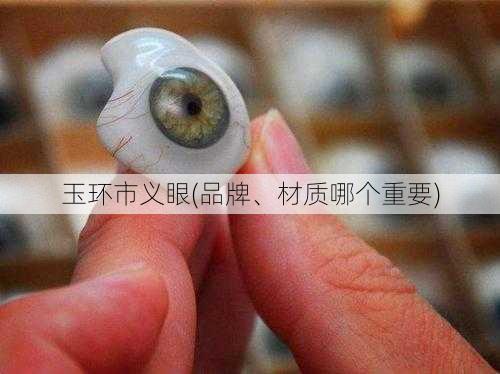 玉环市义眼(品牌、材质哪个重要)