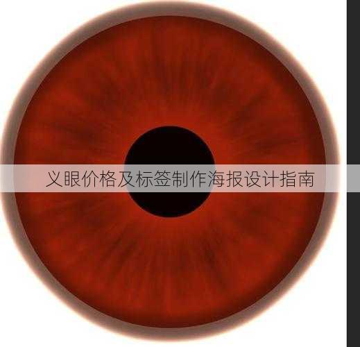 义眼价格及标签制作海报设计指南