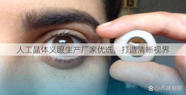 人工晶体义眼生产厂家优选，打造清晰视界