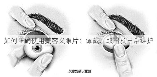 如何正确使用美容义眼片：佩戴、取出及日常维护