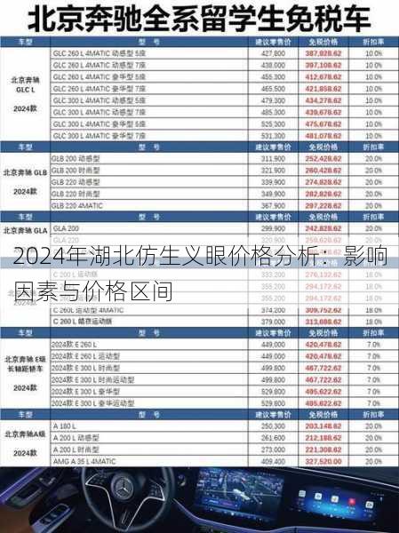 2024年湖北仿生义眼价格分析：影响因素与价格区间