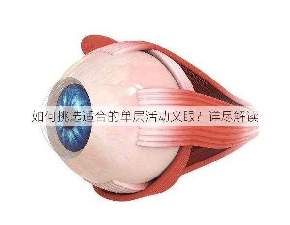如何挑选适合的单层活动义眼？详尽解读