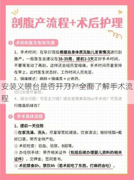 安装义眼台是否开刀？全面了解手术流程