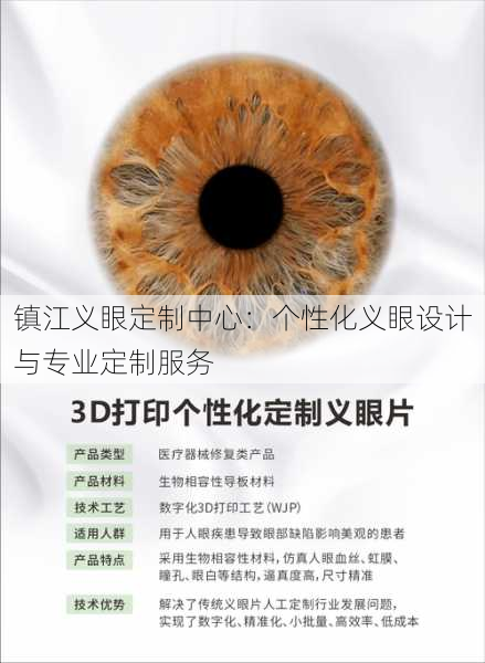 镇江义眼定制中心：个性化义眼设计与专业定制服务