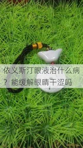 依义斯汀眼液治什么病？能缓解眼睛干涩吗