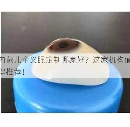内蒙儿童义眼定制哪家好？这家机构值得推荐！